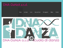Tablet Screenshot of dna-danza.com